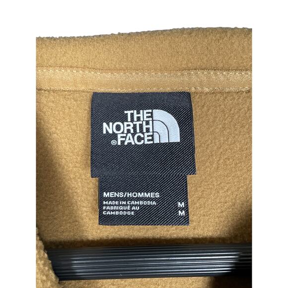 The North Face Fleece Jacket Mens Medium BN/Blk Full Zip Hood Pockets Utility - Picture 2 of 7